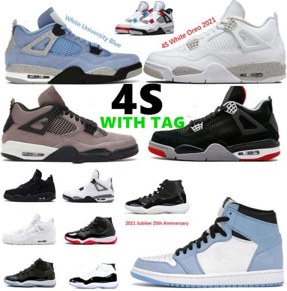 

basketball shoes 4 white 2021 diy bred university blue hyper royal 1s shadow 2.0 jubilee 11 concord with 45 11s cap and gown sneakers, Black