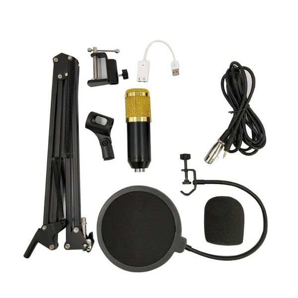 

condenser microphone professional voice recording for phone pc mic kit karaoke sound card microphones