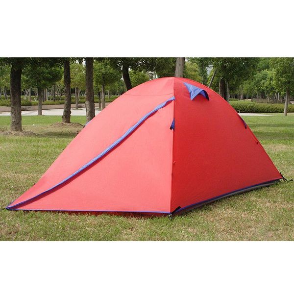 

outdoor double door couple tent waterproof and windproof camping equipment supplies tents shelters