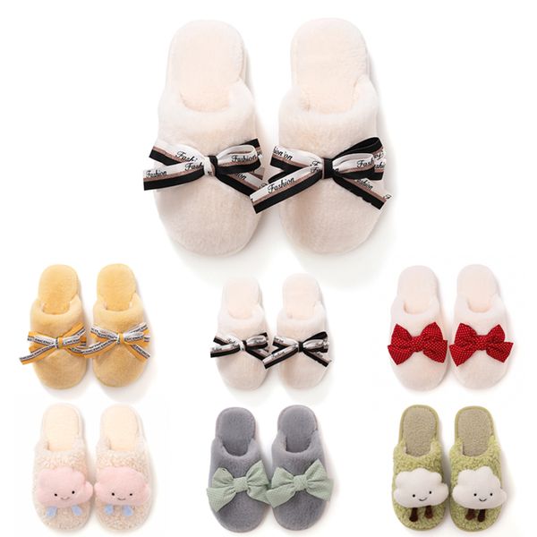 

women designer slippers platform sandals shoes triple black grown grey pink womens casual indoors warms sneakers flat winter trainers walkin