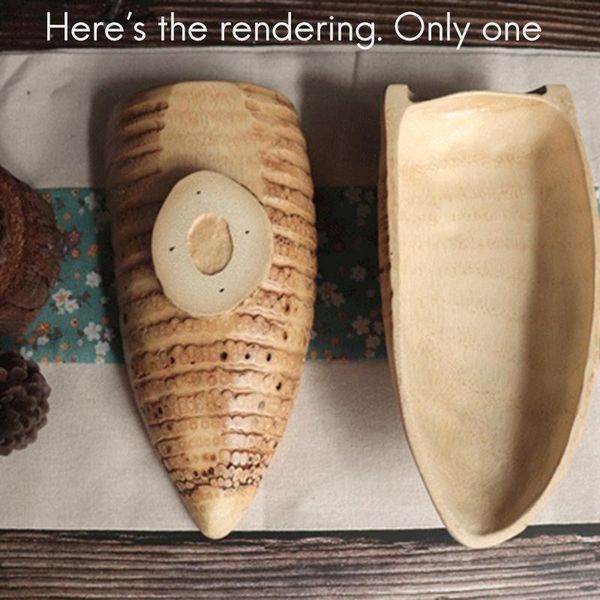 

dishes & plates bamboo root carving fruit plate home storage tray nut chips dish teapoy table wedding party event decoration