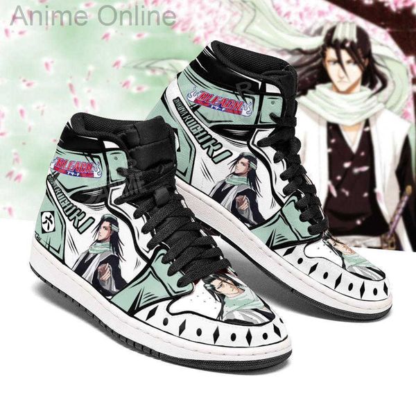 

anime bleach byakuya sneakers fan gift idea mn0502wlrtu0