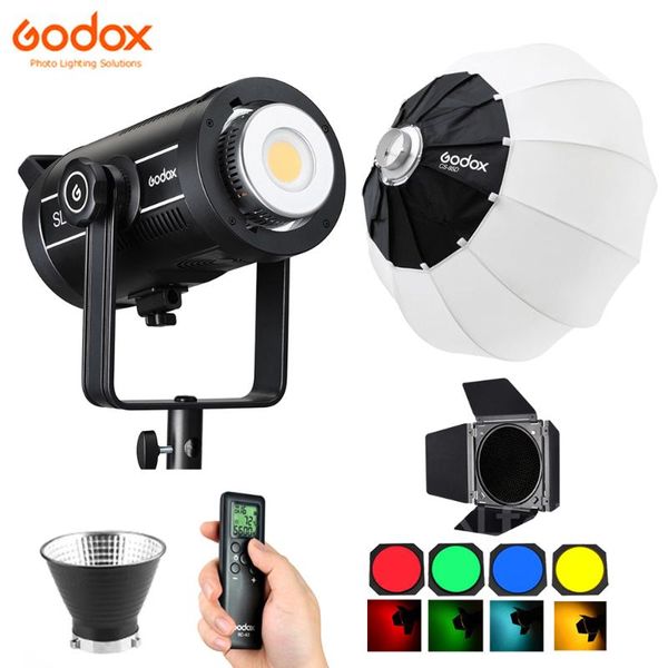 

godox sl150ii 150w/ sl200ii 200w led video continuous light sl-150w ii 5600k cri96 2.4g remote control fill lighting pography flash heads