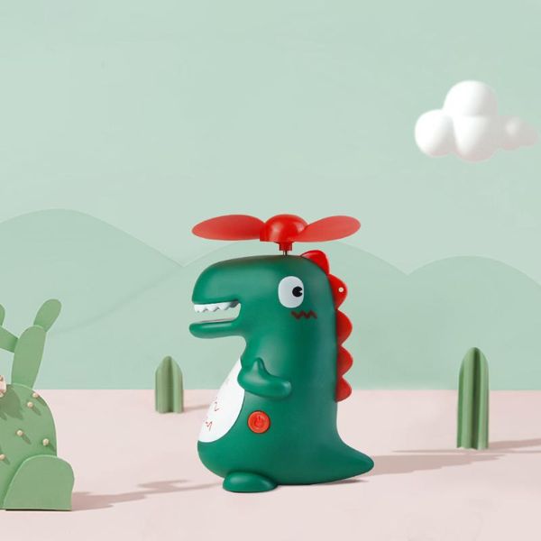 

usb dinosaur mini rechargeable fan portable clip table/deskhand cooling household appliances air cooler for summer electric fans