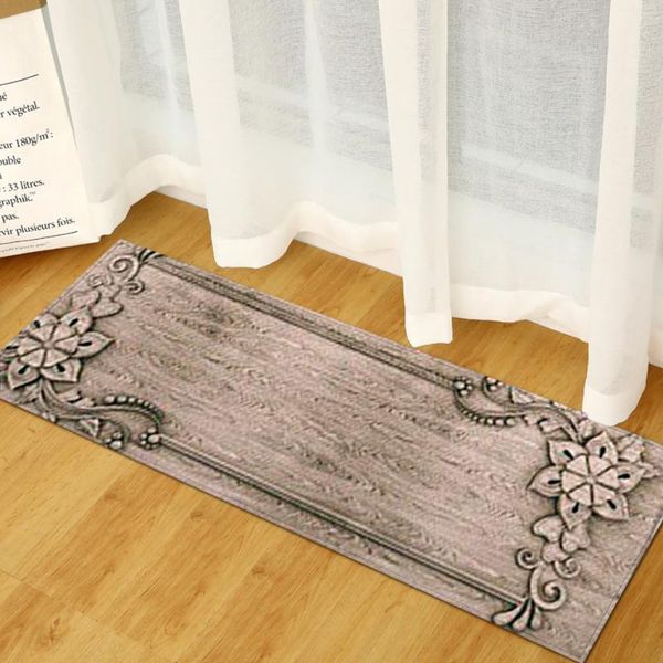 

carpets wujie wooden kitchen rugs floral door mat anti-slip area for living room non-slip welcome mats floor balcony