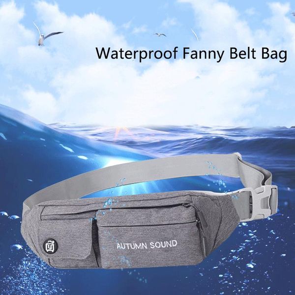 

canvas sports pockets men's and women's outdoor travel running fitness large-capacity lightweight fanny belt bag waist bags