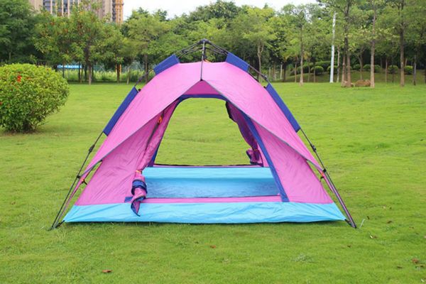 

tents and shelters the automatic camping two-person double deck tent waterproof outdoor ultra-light easy to carry limited time offer