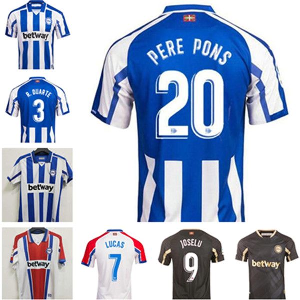 

20 21 deportivo alavÃ©s soccer jerseys 2021 alaves 100th centenary camiseta de fÃºtbol pere pons lucas joselu men football shirts, Black;yellow