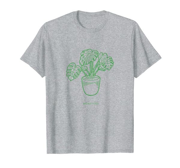 

monstera deliciosa swiss cheese plants green leaves soil t-shirt, White;black