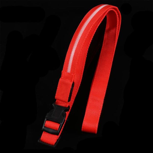 

outdoor bags usb led glowing waist belt rechargeable flashing night safety wristband for activities running hiking party