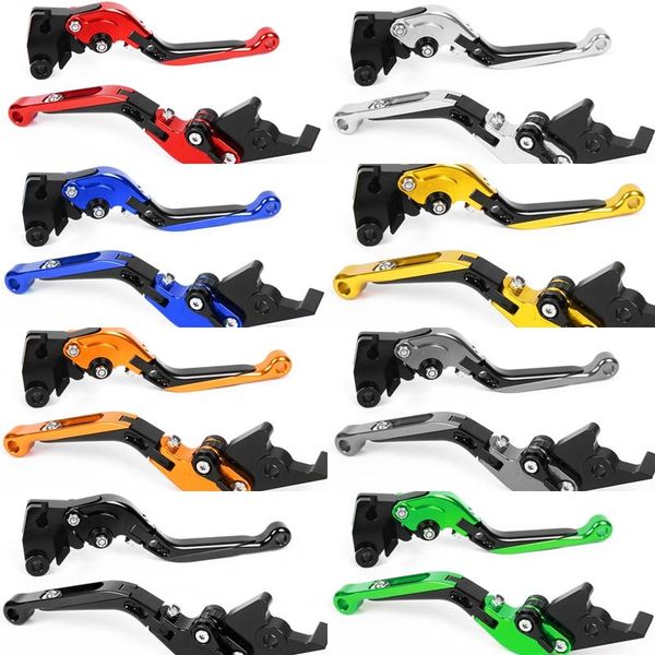 

motorcycle brakes smok accessories brake levers for moto guzzi breva 850/1200 2006-2009 8 colors cnc aluminum alloy foldable extendable