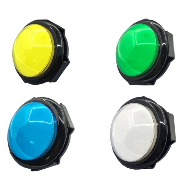 

smart home control 100 mm arcade push button game accessory colorful led round illuminated light