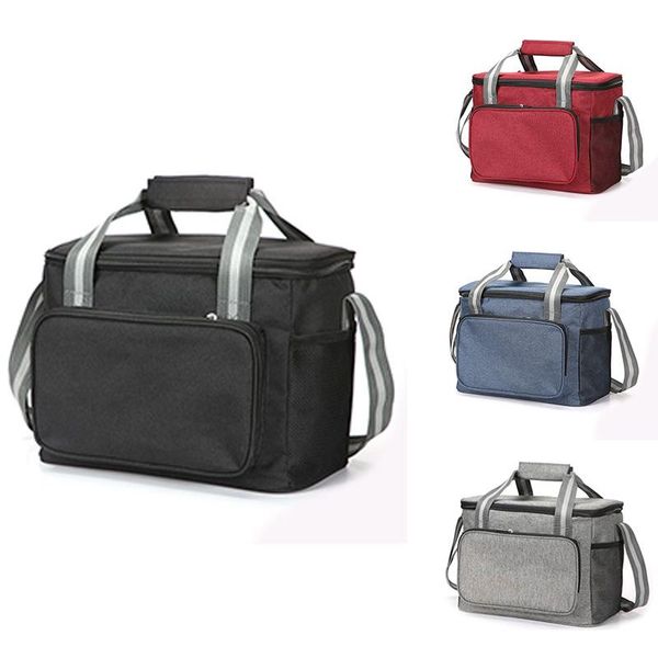 

storage bags large lunch bag 24-can (15l) insulated box soft cooler cooling tote for men women