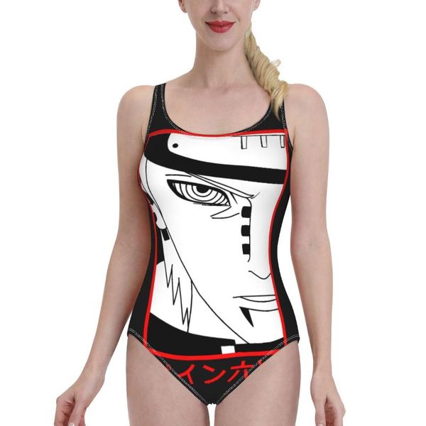 

women's swimwear japan anime yahiko pain akatsuki women exotic bikinis swimsuit novelty proud bathing suit, White;black