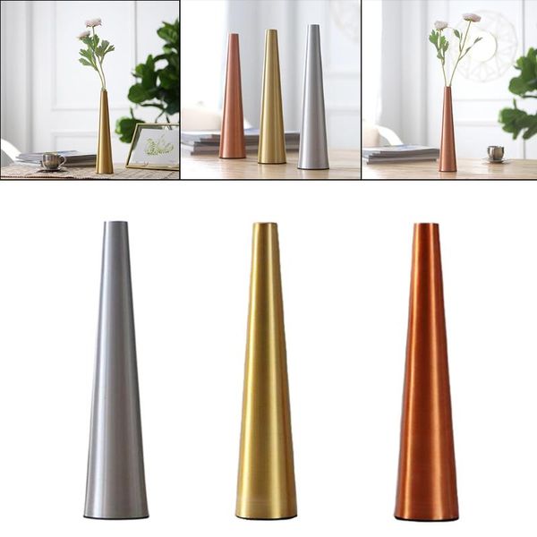 

aluminum vase flower hydroponic vases decoration bottle for home decors