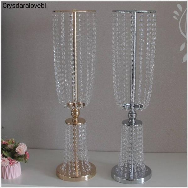 

party decoration 31.4'' tall acrylic crystal wedding road lead centerpiece event decoration/event for table
