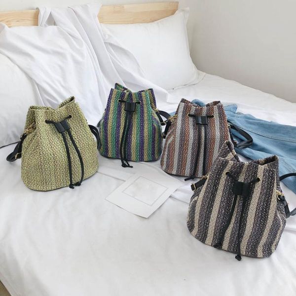 

women's fashion bucket bag pure quality package multi-function string backpack type y423 style