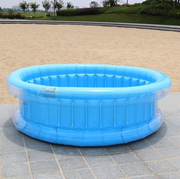 

factory direct 130cm three-ring children's inflatable pool baby swimming water fishing marine ball outdoor pads