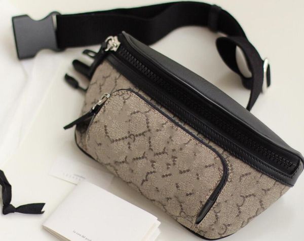 

men women leather bags sport runner fanny pack belly waist bum bag fitness running belt jogging pouch back grid