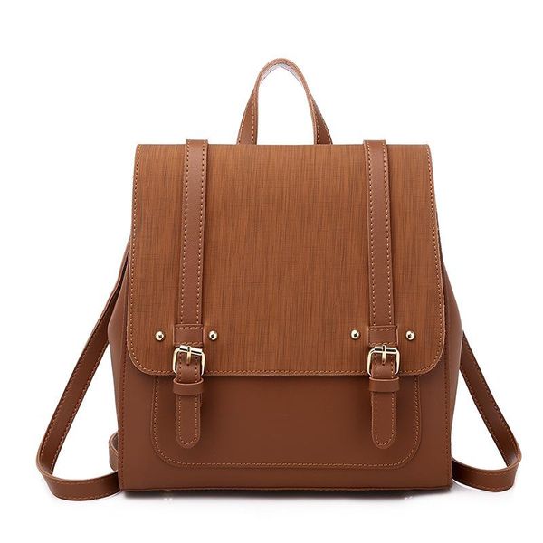 

backpack lily queen women men vintage simple large capacity solid fashion pu sac