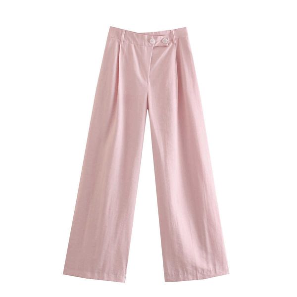 

pants women wide leg vintage fashion hight-waist casual cozy loose trousers women y2k pantalon pour femme 210709, Black;white