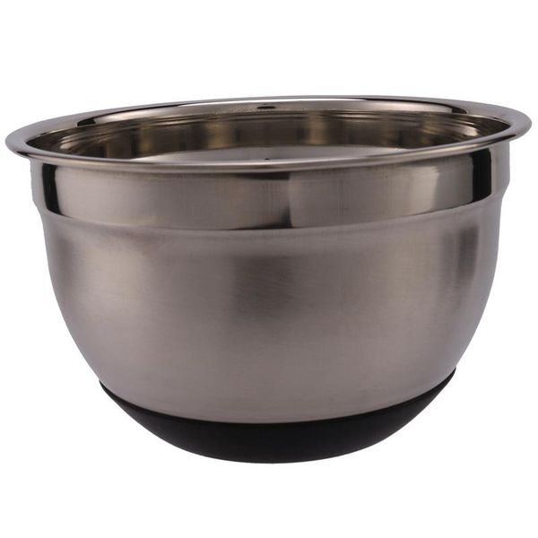 

bowls stainless steel mixing bowl with non-slip silicone base kitchenware
