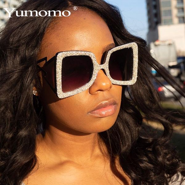 

luxury square sunglasses women men retro brand designer metal frame oversized sun glasses female grandient shades oculos, White;black