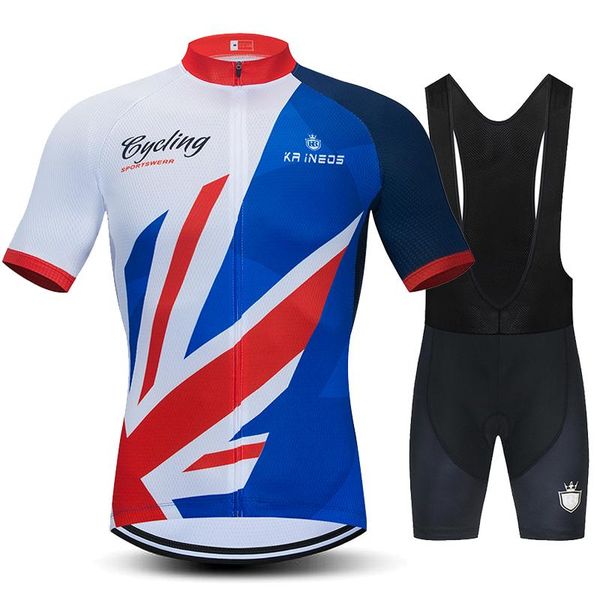 

pro summer cycling jersey set usa bib shorts road bike clothing team dress mtb uniform male bicycle clothes cycle bodysuit racing sets, Black;blue