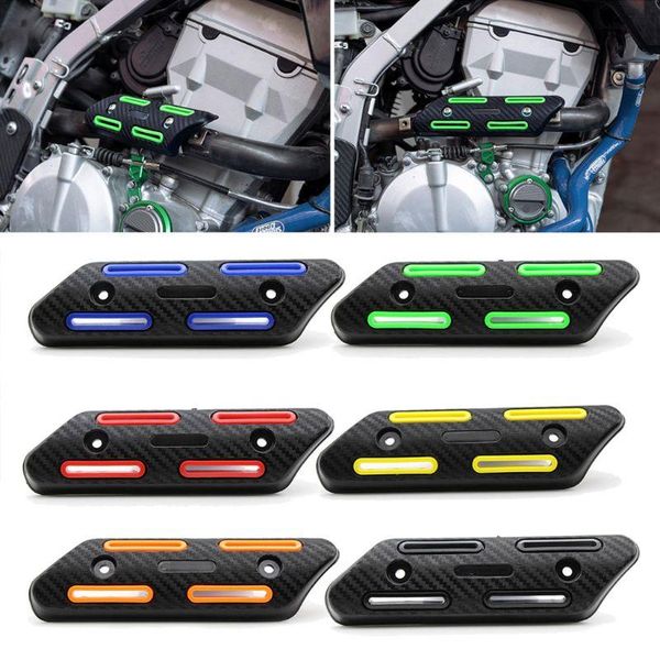 

motorcycle exhaust system universal pipe muffler heat shield protector cover guard