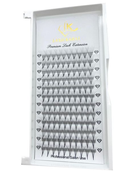 

false eyelashes lashkarat 7d/12d faux mink premade russian volume fans short thin stem lash pre made eyelash extensions supplies