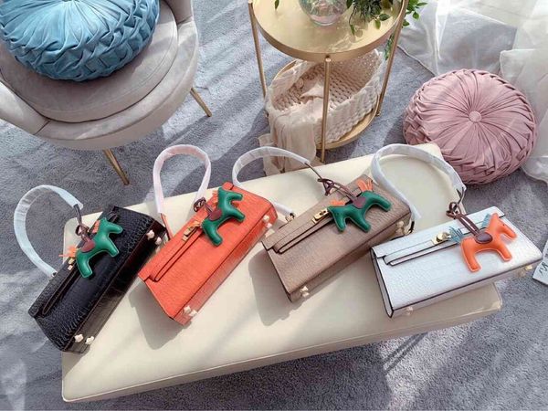 

autumn solid soft handle korean open pocket with small sewing and square single zipper women's bag high luxury brand fashion portable