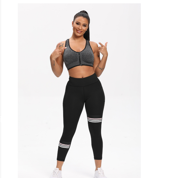 

women's outdoor sports running asymmetric striped pants riding inside leggings yoga fitness tight elastic breathable pants, White;red