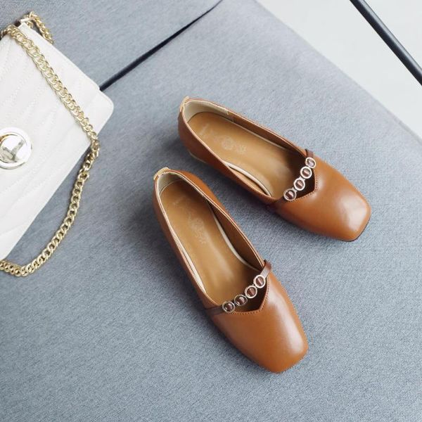 

dress shoes pqecfs big size 30-46 spring & autumn fashion solid women buckle med heel square toe pumps 3 colors, Black