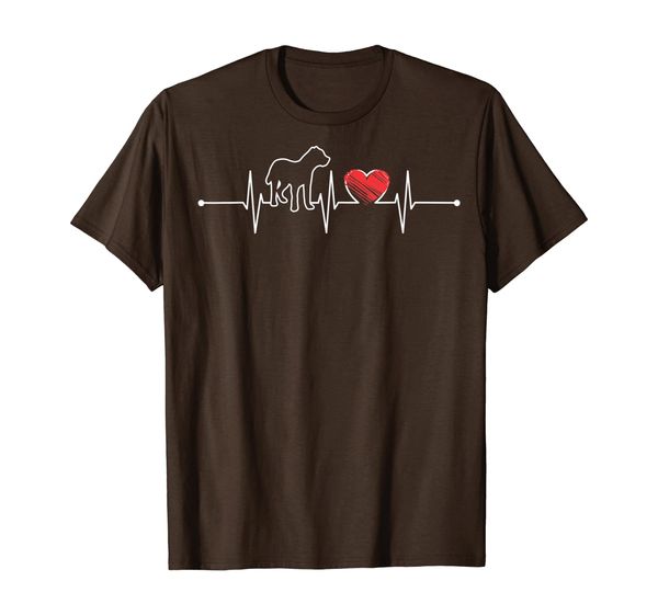 

Border Terrier Heartbeat Gift EKG Pet Dog Lover Funny Cute T-Shirt, Mainly pictures