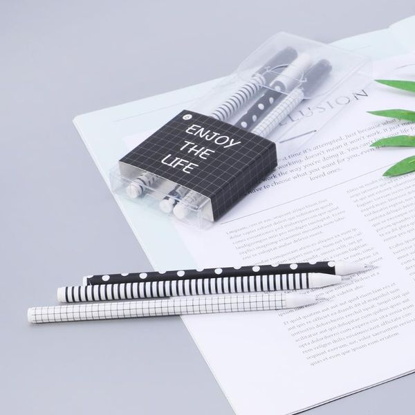 

gel pens 6pcs green plants pen kawaii school office supply stationery gift m17f