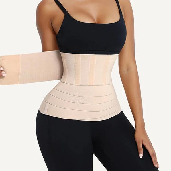 

waist support women modeling belt fajas colombianas originales abdominal binder lower sheath sport flat belly plus size, Black;gray