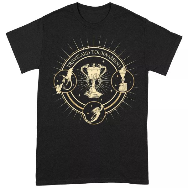 

harry potter triwizard seal official t-shirt men unisex, White;black