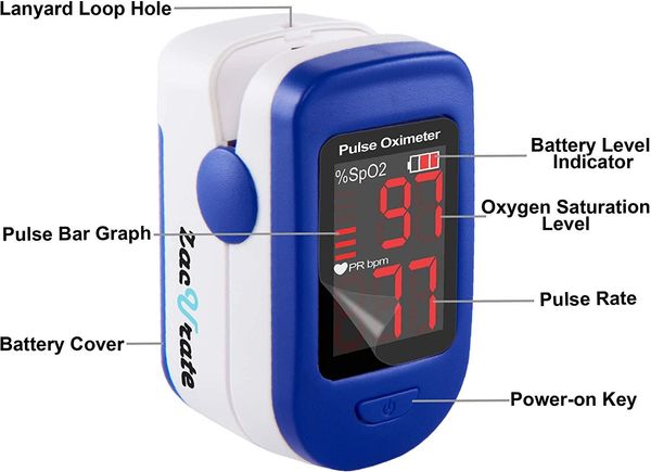 

500bl fingertip pulse oximeter and 500c elite bundle lk87 dhl