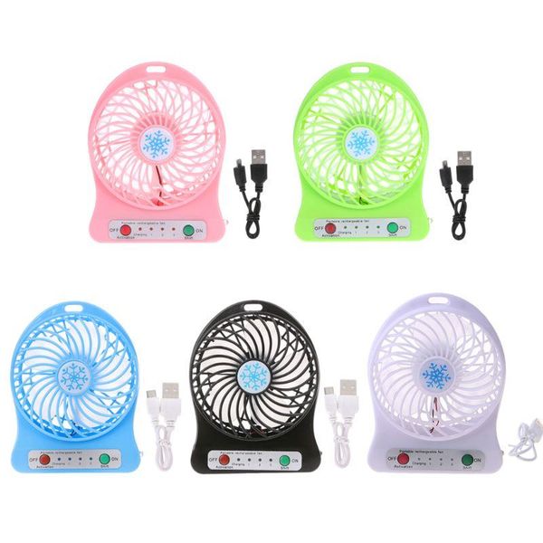 

portable led light fan air cooler mini desk usb third wind electric fans
