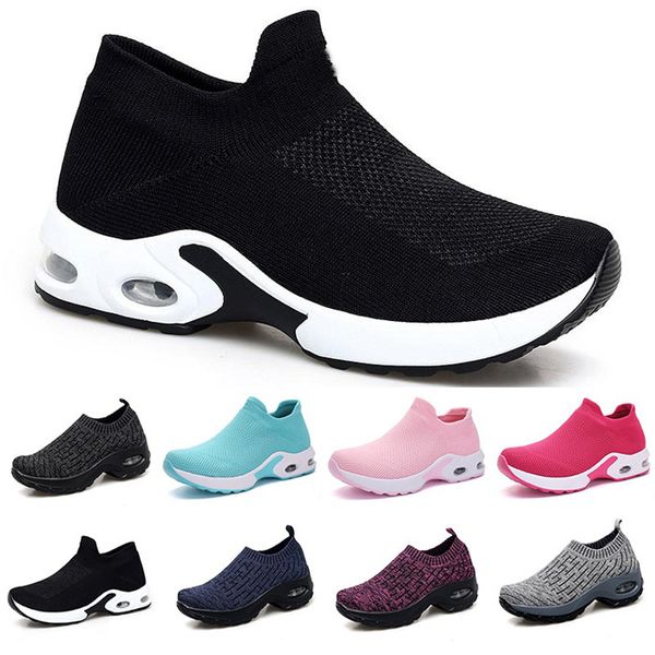 Scarpe da corsa da uomo tipo 18 Bianco Nero Rosa All'ingrosso Senza lacci Traspiranti Comode Scarpe da ginnastica da uomo Scarpe da ginnastica sportive Sneakers Runners 35-42