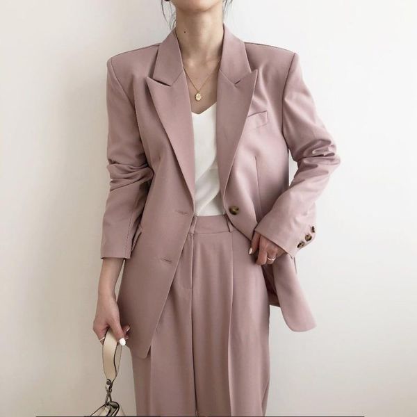 

women's suits & blazers loose casual korean version of small blazer, White;black