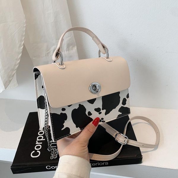 

evening bags animal pattern print canvas shoulder underarm bag vintage ladies small purse handbags casual all-match fashion women square