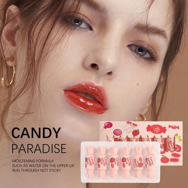 

lip gloss lipstick set moisturizing long lasting nonstick cup not fade makeup cosmetics kit for girl women teea889
