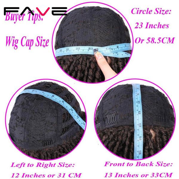 

dreadlock wig braided short twist wigs afro curly glueless heat resiatant fiber synthetic wig for black white women and menfactory direct