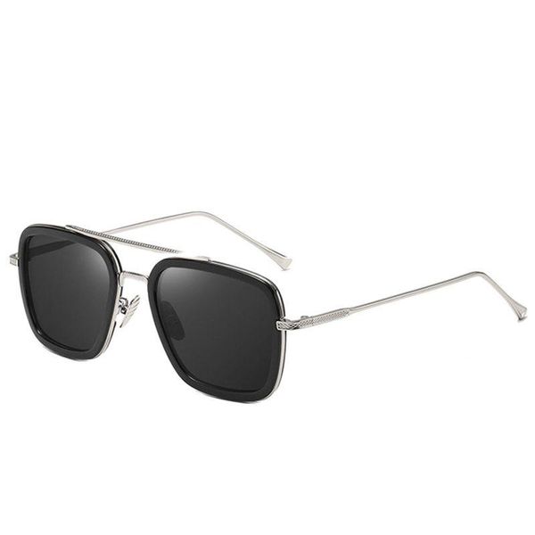 

sunglasses metal personalized square frame same as sunshades for ladies, White;black
