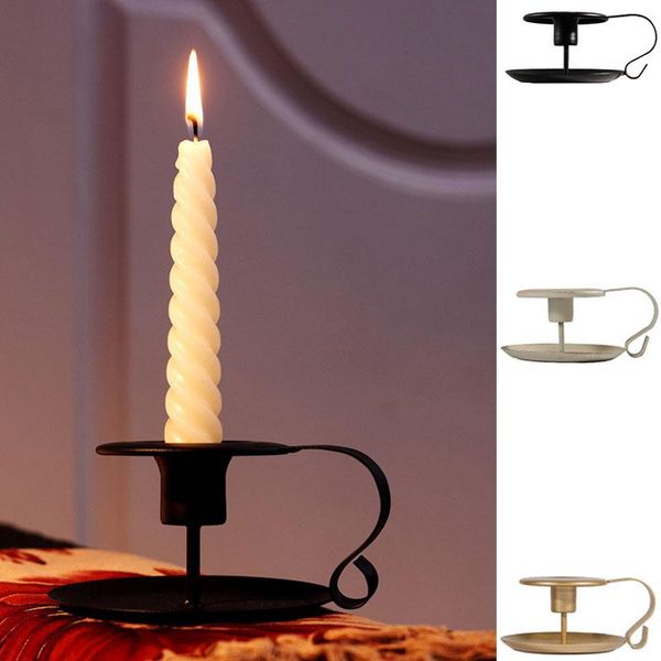 

iron candelabra black/gold candle holder fashion wedding stand handmade candlestick dining table decor home decoration holders