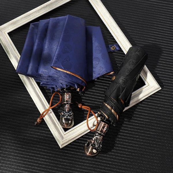 

umbrellas luxury creative umbrella rain women automatic windproof golf funny sun protection folding pocket parasol ombrello black blue e6