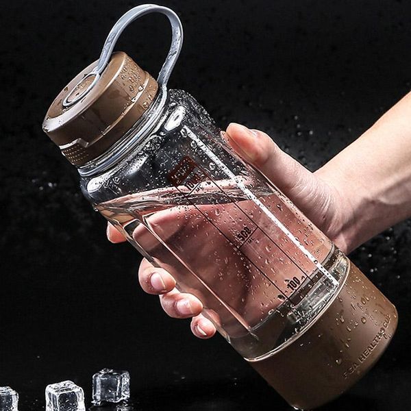 

water bottles 2 color 1500ml capacity student bike outdoor climbing camp sports plastic bottle with infuser