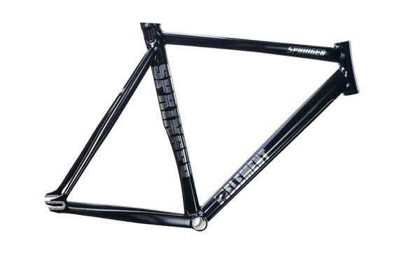

2021 springer fixed gear track bike frame aluminum 7005 tpiple-butted black