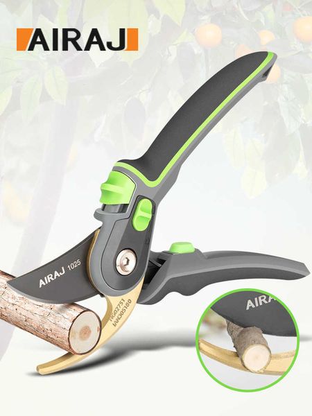 Airaj Садовая обрезка ножницы, которые могут вырезать ветви диаметром 24 мм, фруктовые деревья, цветы, ветви и ножницы для ручных инструментов 210719